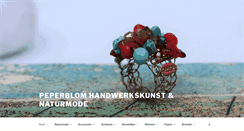 Desktop Screenshot of peperblom.de